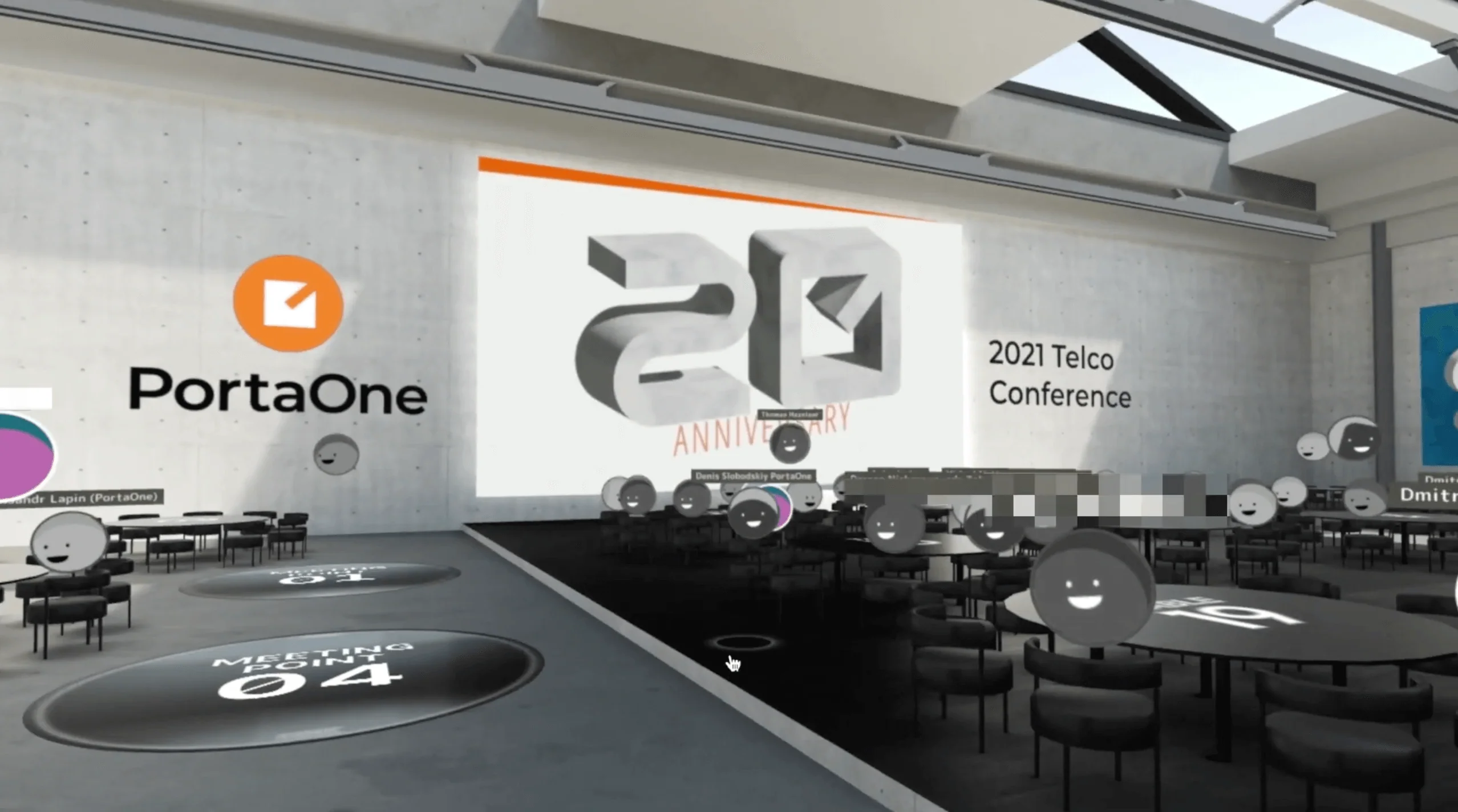 Virtual conference at Party.Space