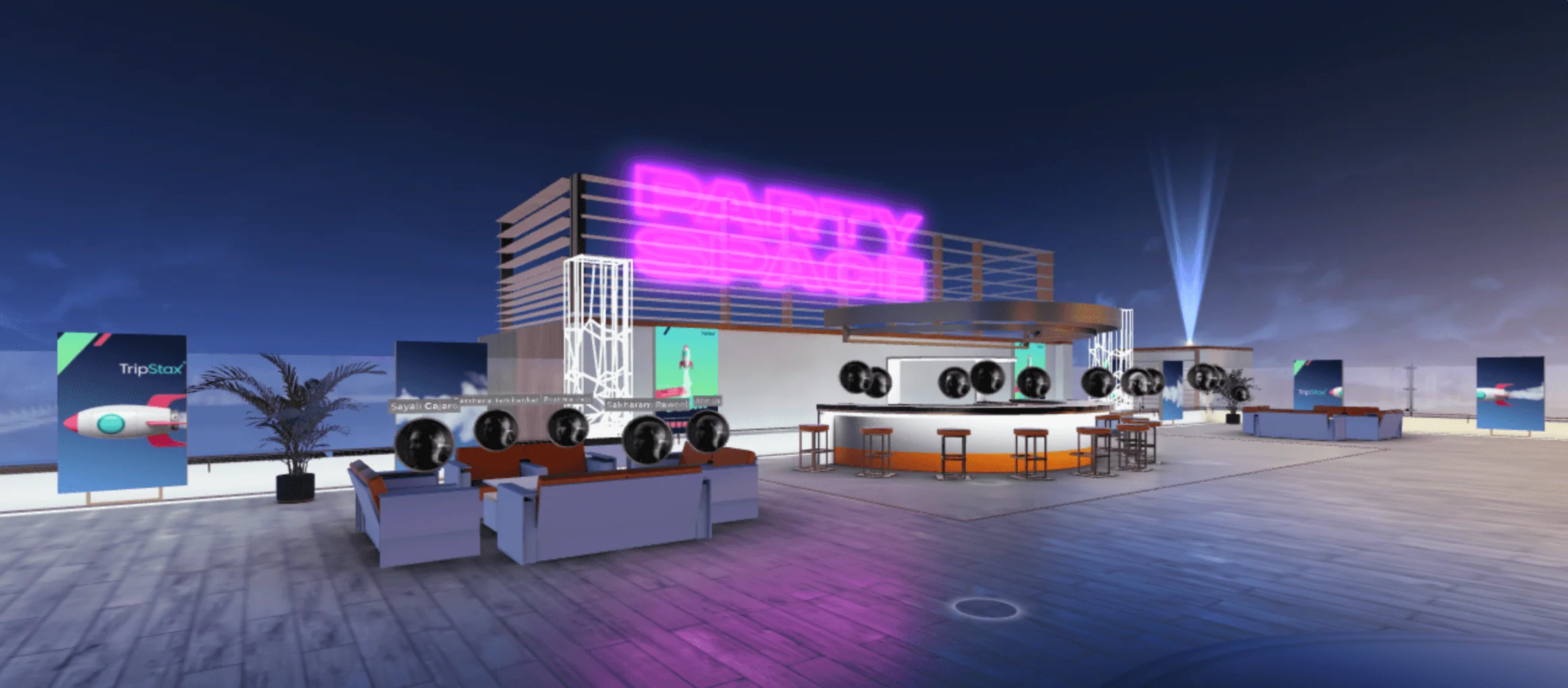 Metaverse for virtual product launch