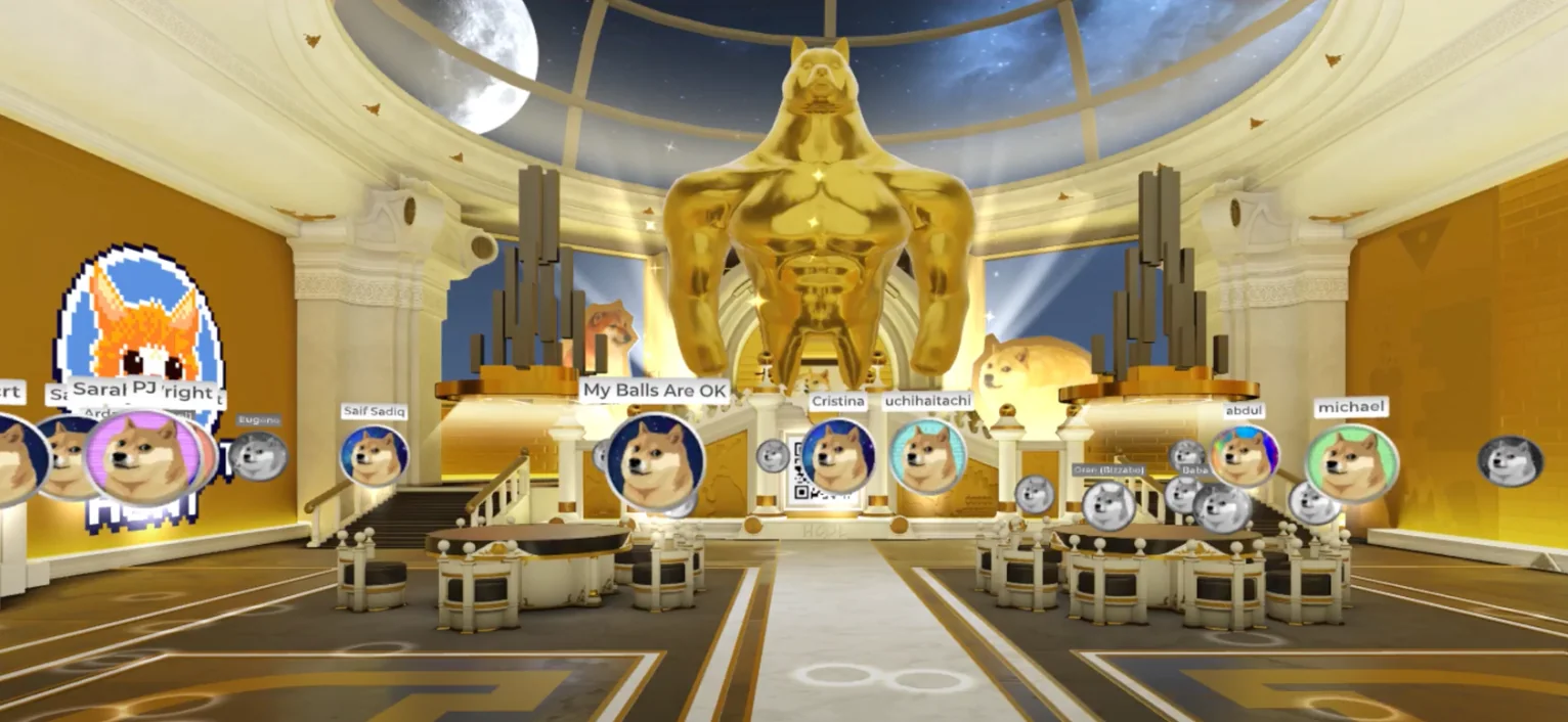 Doge Temple - a virtual space for Doge meme lovers